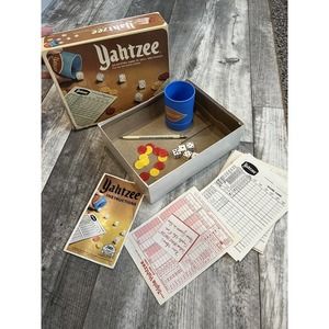 Vintage YAHTZEE Dice Game 1978 Milton Bradley Original Box